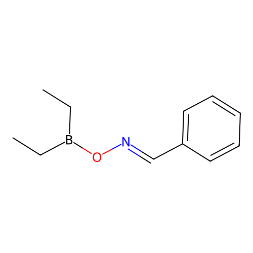 Benzaldehyde, O-(diethylboryl)oxime structure