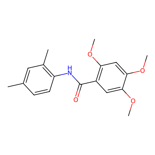 N-(2,4-dimethylphenyl)-2,4,5-trimethoxybenzamide structure