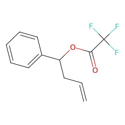 1-Phenyl-3-butenyl trifluoroacetate structure