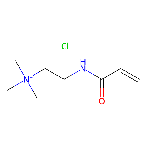 Ethanaminium, N,N,N-trimethyl-2-[(1-oxo-2-propenyl)amino]-, chloride structure