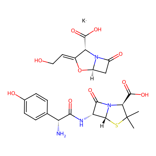 阿莫西林/克拉維酸 structure