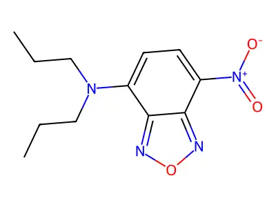 2,1,3-Benzoxadiazol-4-amine, 7-nitro-N,N-dipropyl- structure