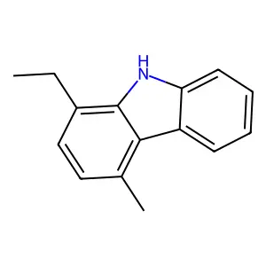 1-ethyl-4-methyl-9H-carbazole structure
