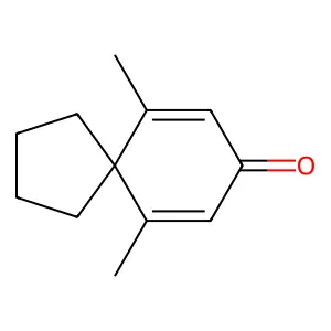 Spiro[4.5]deca-6,9-dien-8-one, 6,10-dimethyl- structure