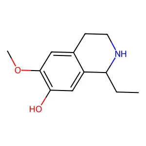 1-Ethyl-6-methoxy-1,2,3,4-tetrahydroisoquinolin-7-ol structure