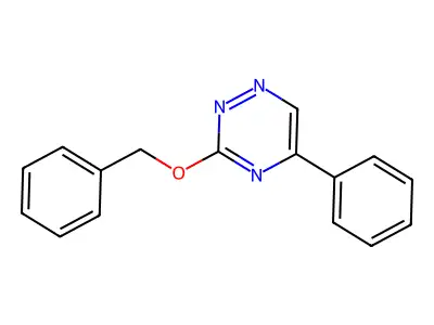 as-Triazine, 3-(benzyloxy)-5-phenyl- structure