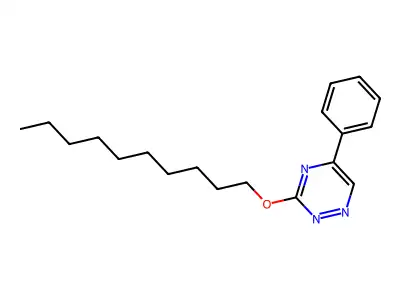 as-Triazine, 3-(decyloxy)-5-phenyl- structure