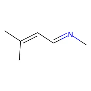 N,3-dimethylbut-2-en-1-imine structure