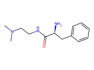 2-amino-N-[2-(dimethylamino)ethyl]-3-phenylpropanamide structure