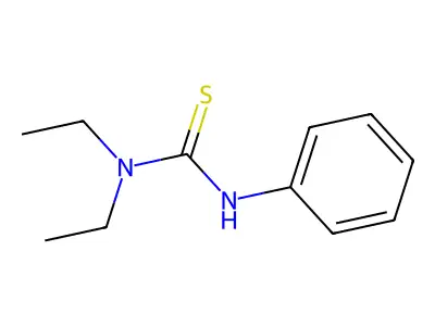 1,1-Diethyl-3-phenylthiourea structure