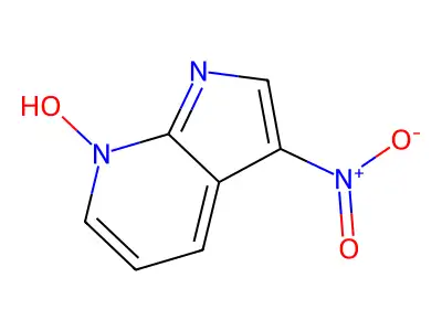1H-pyrrolo[2,3-b]pyridine, 4-nitro-, 7-oxide structure
