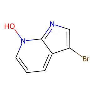 3-Bromo-7H-pyrrolo[2,3-b]pyridin-7-ol structure