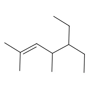 5-Ethyl-2,4-dimethyl-2-heptene structure