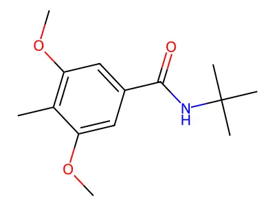 N-叔丁基-3,5-二甲氧基-4-甲基苯甲酰胺 structure