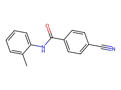 4-cyano-N-(2-methylphenyl)benzamide structure