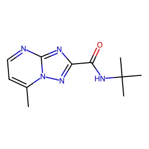 n-(Tert-butyl)-7-methyl-[1,2,4]triazolo[1,5-a]pyrimidine-2-carboxamide structure