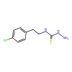 3-Amino-1-[2-(4-chlorophenyl)ethyl]thiourea structure