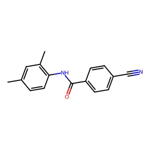 4-cyano-N-(2,4-dimethylphenyl)benzamide structure