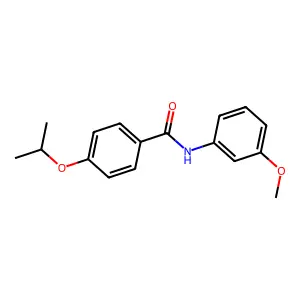 4-isopropoxy-N-(3-methoxyphenyl)benzamide structure