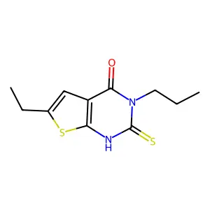 6-ethyl-2-mercapto-3-propylthieno[2,3-d]pyrimidin-4(3H)-one structure