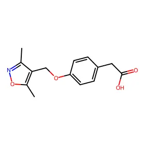 2-{4-[(Dimethyl-1,2-oxazol-4-yl)methoxy]phenyl}acetic acid structure