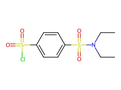 4-(Diethylsulfamoyl)benzene-1-sulfonyl chloride structure