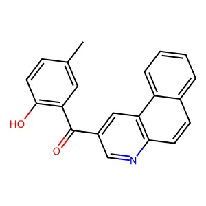 2-{Benzo[f]quinoline-2-carbonyl}-4-methylphenol structure
