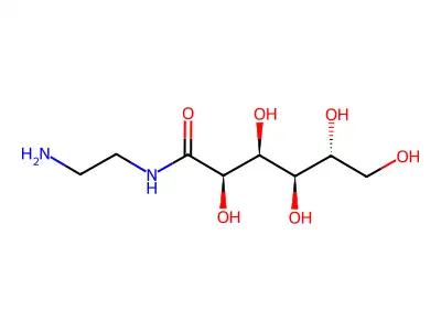 N-(2-氨基乙基)-2,3,4,5,6-五羟基己酰胺 structure