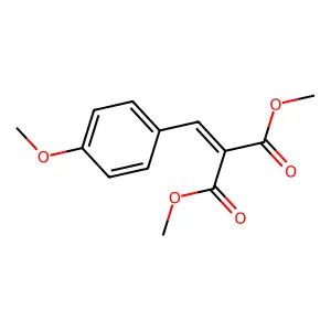 Dimethyl (p-methoxybenzylidene)malonate structure