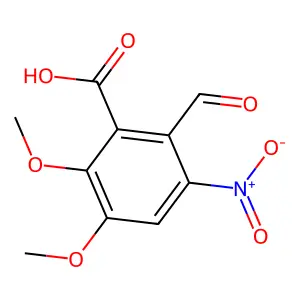 4,4-Bis(4-{[(4-nitrophenyl)carbamoyl]oxy}phenyl)pentanoic acid structure