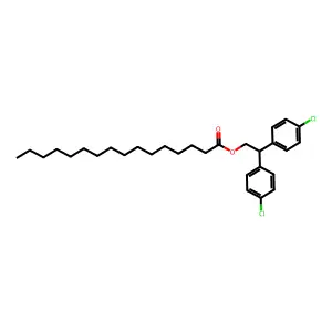 2,2-Bis(4-chlorophenyl)ethanol-palmitic acid structure