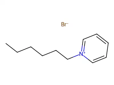 1-Hexylpyridinium bromide structure