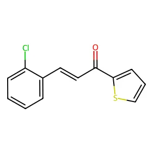 2-Propen-1-one,3-(2-chlorophenyl)-1-(2-thienyl)- structure