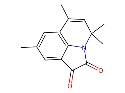 4,4,6,8-Tetramethyl-4H-pyrrolo[3,2,1-ij]quinoline-1,2-dione structure