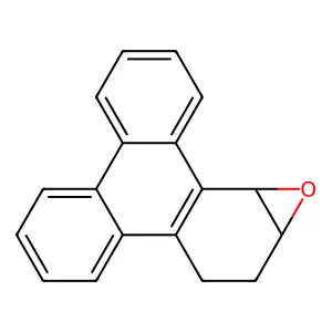 1,2-Epoxy-1,2,3,4-tetrahydrotriphenylene structure