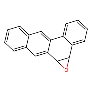 Benz(3,4)anthra(1,2-b)oxirene, 1a,11b-dihydro-, (1aS)- structure