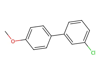 1,1'-Biphenyl, 3-chloro-4'-methoxy- structure