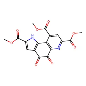 Methoxatin trimethyl ester structure