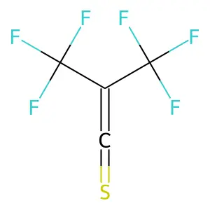 Bis(trifluoromethyl)thioketene structure
