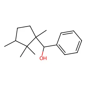 Phenyl-(1,2,2,3-tetramethylcyclopentyl)methanol structure