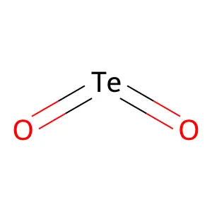 二氧化碲 structure