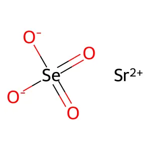 Strontium selenate structure
