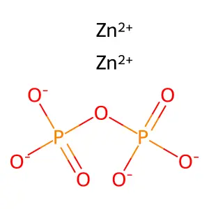 焦磷酸锌 structure