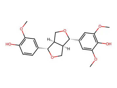 Medioresinol, (+)- structure