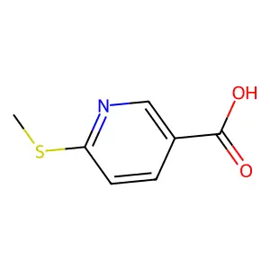 6-(Methylthio)nicotinic acid structure