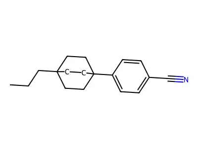 4-(4-Propylbicyclo[2.2.2]oct-1-yl)benzonitrile structure
