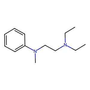 N,N-Diethyl-N'-methyl-N'-phenylethylenediamine structure