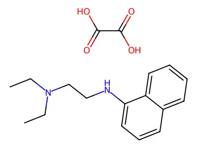 N-(1-Naphthyl)-N',N'-diethylethylenediamine structure