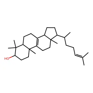 14-脱甲基羊毛甾醇 structure