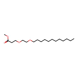 Propionic acid, 3-dodecyloxy-2-ethoxy-, methyl ester structure